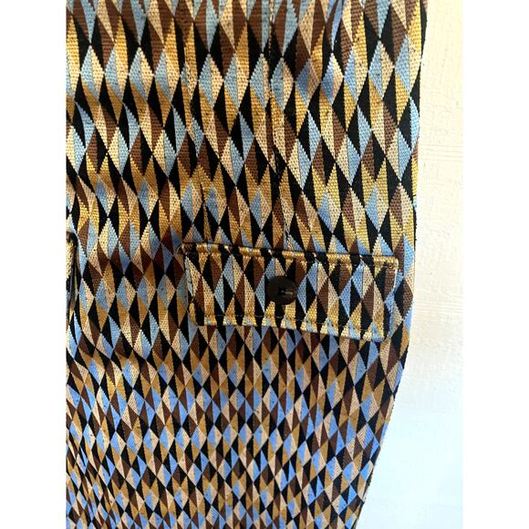 ZARA Mod 60's Mini Jumper Dress w Pockets Size Small S - Picture 6 of 9